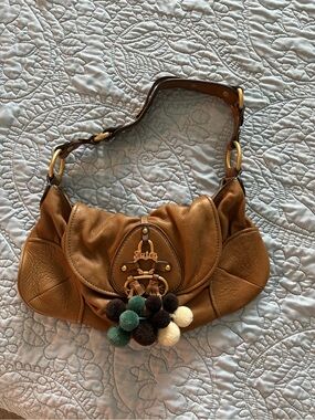 Juicy couture leather Pom bag